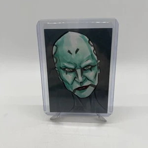 2023 Topps Star Wars Galaxy Chrome Asajj Ventress Sketch 1/1 Emre Varlibas Auto - Bild 1 von 2