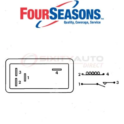 Four Seasons AC Condenser Fan Motor Relay for 1988-1989 Plymouth Voyager - dv Foto 1 de 4