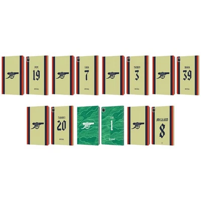 OFFICIAL ARSENAL FC 2021/22 PLAYERS AWAY KIT LEATHER BOOK CASE FOR APPLE iPAD - Image 1 of 4