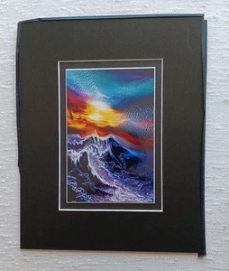 David Dolan Signed Microcellulose Lacquer Psychedelic Art Piece - Picture 1 of 5