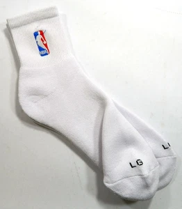 1 Paar NBA Team Issued weiße Socken Quarter Large neu - Bild 1 von 1