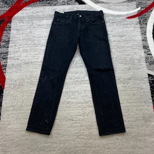 J Crew Kaihara Hose Herren 32 Schwarz Jeans Denim Tasche Japanisch 770 Outdoor 32x32 - Bild 1 von 13