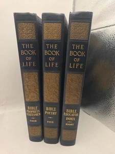 THE BOOK OF LIFE 3 Vlm Set Hardcover Book Set 1925 John Rudin BIBLESTUDY 3rd EDT - Picture 1 of 11