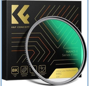 K&F Concept 8K ULTRA HD Objektivfilter ULTRA LOW REFLECTION NANO-X 62mm - Bild 1 von 8