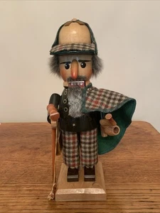 Steinbach Volkunst Sherlock Holmes Nutcracker Read Description - Bild 1 von 24