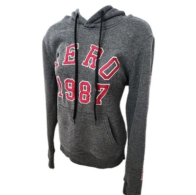 Aeropostale AERO 1987 Pullover Sudadera con Capucha Mujer S Sudadera Gris Foto 1 de 4