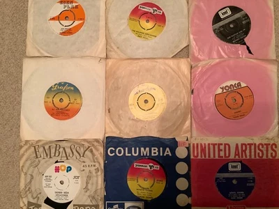 Job Lot 9 original 1970 s Turkish Pop Folk 45 s TURKUOLA Istanbul Yavuz Kent Foto 1 de 2