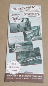 1960 Directory of Olympic Peninsula Washington Brochure - Picture 1 of 4