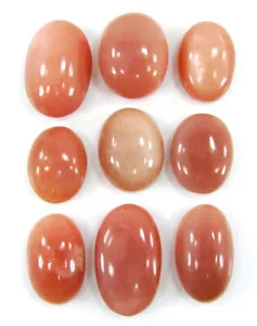 165,90 Ct Natürlicher Mondstein Lose Edelstein 18-26 mm Cabochon 9-teiliges Set - 61598 - Bild 1 von 2