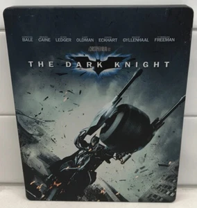 The Dark Knight 2 Disc DVD 2012 Steelbook Heath Ledger Christian Bale - Picture 1 of 7