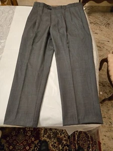 Herren Rendezvous Ballin anthrazit 100 % Wolle Fischgrätmuster 40 neu mit Etikett UVP $ 165 - Bild 1 von 11