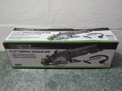 Genesis 4.0 Amp 4-1/2 in. Compact Circular Saw GCS445SE - BRAND NEW - Image 1 of 4