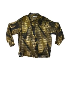 Moda Bug Mujer Talla 22/24 Blusa Multicolor Transparente Con Tanque Bajo Camisa - Imagen 1 de 16