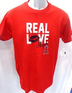 Los Angeles Angels Baseball T-shirt Short Sleeve Red Ladies - Picture 1 of 1