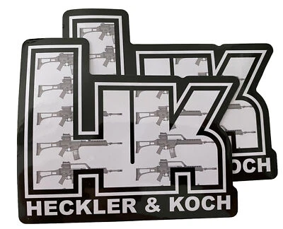 HK Sticker HECKLER & KOCH Gun Stickers Sig Sauer Ruger Sticker Colt KELTEC Mag - Image 1 of 4