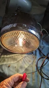 HONDA CB77 305 SUPER HAWK HEADLIGHT BUCKET GAUGE MOUNT W SWITCH WORKS - Picture 1 of 10