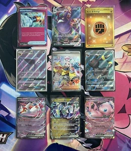 Pokemon 9 UR lot of SECRET GOLD RARE, FULL ART EX GX V TRAINER, VMAX, ACE SPEC - Picture 1 of 1