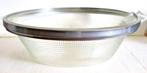 Vintage Industrial HOLOPHAN Endural Glasschirm Leuchte Kugel Abdeckung groß rund - Bild 1 von 9