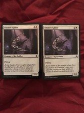 Shadow Glider X2 Foil Battle For Zendikar Moderate Play MTG