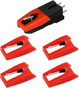 Banpa 5 Piece Record Player Needle With One Cartridge  - Picture 1 of 5