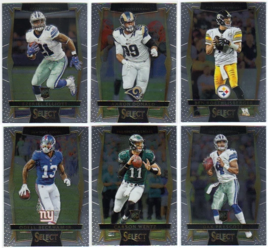 2016 Panini Select Football - Concourse Level Base & RC's - Pick Card #'s 1-100 - Image 1 of 1