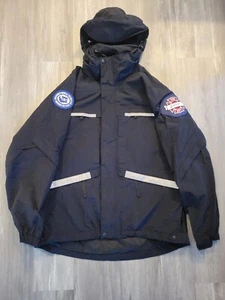 5.11 TACTICAL JACKET 5-in-1 All Weather NAVY Blue Medium Boeing FD EMS Responder - Picture 1 of 11