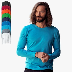 CLIQUE - Herren Basic Langarmshirt S - 4XL Baumwolle Atmungsaktiv & Komfort - Picture 1 of 59