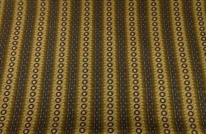 1/2 YRD Andover Fabrics Jo Morton #3111 Gold, Black, Stripe - Picture 1 of 3