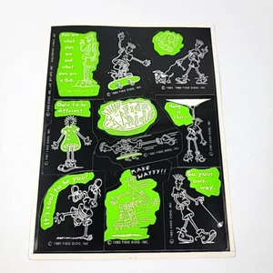Fido Dido Sticker Sheet Original Vtg 1985 10 Stickers *BUY 1 GET 1 FREE* - Picture 1 of 3