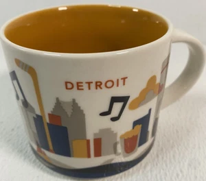 Starbucks You Are Here Collection Coffee Mug *Detroit* 14 Oz - Picture 1 of 5