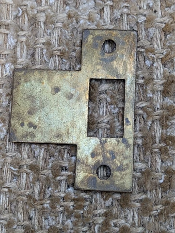 Antique Brass Strike Plate For Mortise Lock Cover