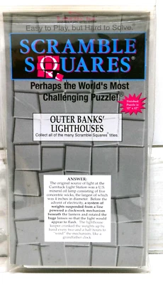 Scramble Squares  - Outer Banks Lighthouses - 12" X 12" Challenging Puzzle! - Image 1 of 2