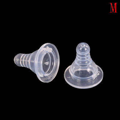 2PCS Wide Caliber Nipples Can Be Equipped With Wide Mouth Baby Bottle B-sh • 1.52€