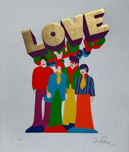 Our world Marco Lodola Opera SERIGRAFIA Firmata Numerata Beatles POP Art 30x35 - Imagen 1 de 1