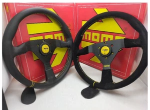 Momo Italy leather sport steering Alcantara Leather New - Picture 1 of 3