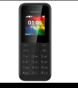Nokia 105 -- Odblokowany telefon komórkowy Tani podstawowy czarny- Najlepszy szybki telefon.... - Zdjęcie 1 z 2
