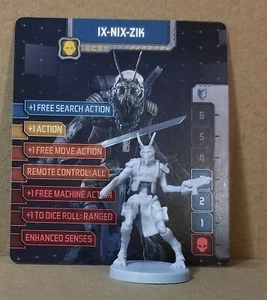 Zombicide: Invader IX-NIX-ZIK Kickstarter Exclusive Mini & Card - Picture 1 of 1