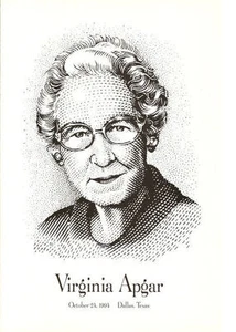 #2179 Programma Cerimonia Primo Giorno 20c Francobollo Virginia Apgar - Foto 1 di 1
