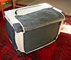 Maelson Soft Kennel, faltbare Hundebox, Hundehütte, Autobox, Ruheplatz -beige- - Bild 1 von 5