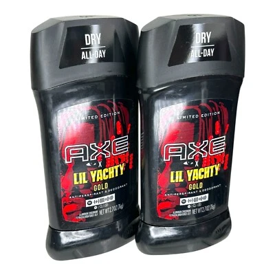 Axe Lil Yachty Gold antiperspirant & deodorant 2.7oz ea x2 - image 1 of 4