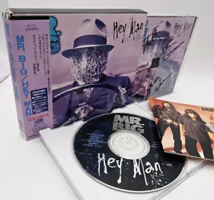 MR. BIG Hey Man Japan 1st LTD Ed. CD w/OBI Bonustrack Booklet Signed Case 1996 - Picture 1 of 24