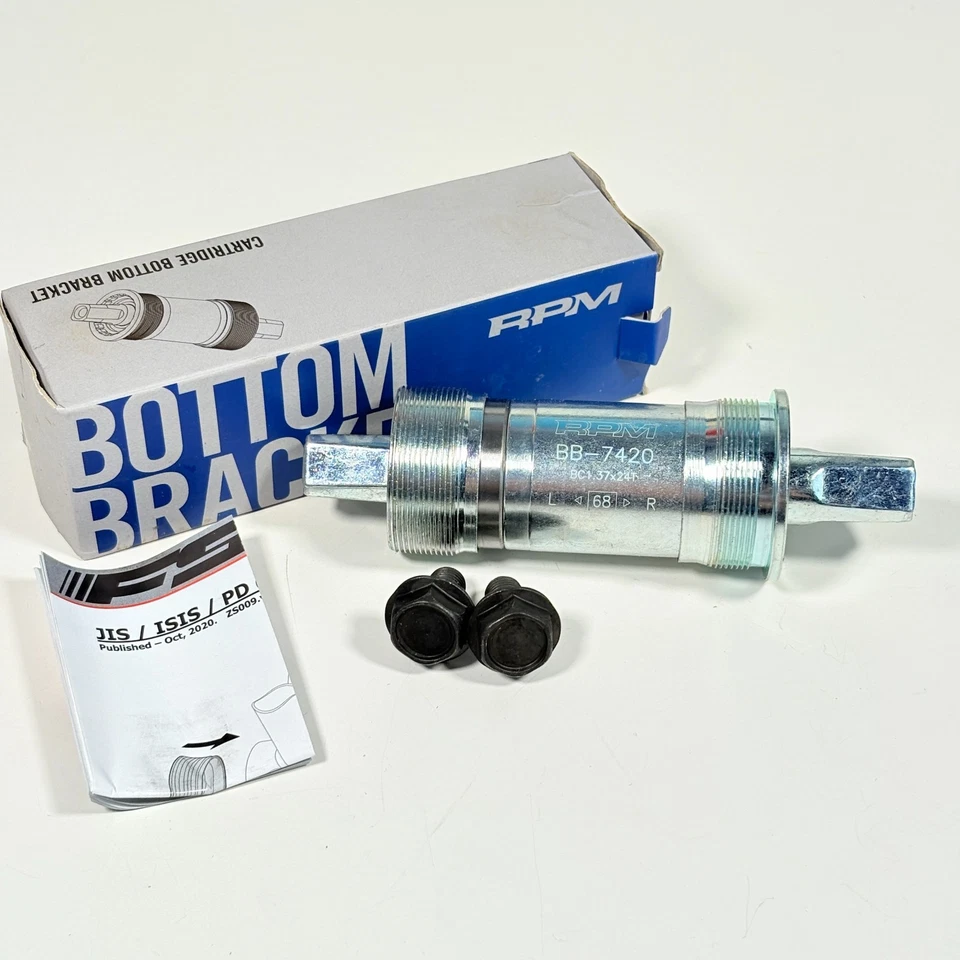 FSA RPM Power Pro JIS Square Taper Bottom Bracket BB-7420 68 X 122.5mm - Image 1 of 4