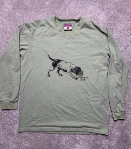 Metalwood Studio Hound dog Golfing Golf T-Shirt SZ S Tee Green - Picture 1 of 8