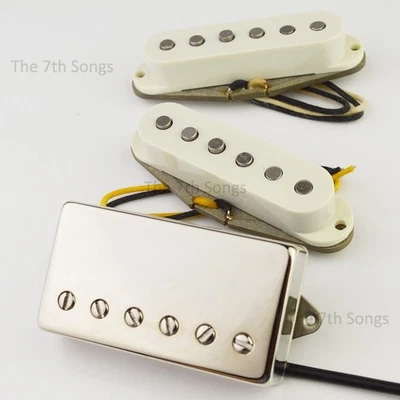 HSS V63+ Inspired Alnico 5 Pickup set SSV Bridge Humbucker for Electric guitar - Image 1 of 4
