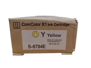 Original Riso Ink S-6704E yellow ComColor 3110 3150 7110 7150 9110 9150 OVP 2016 - Picture 1 of 1