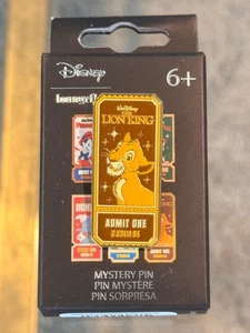 Disney Loungefly Pin Movie Ticket - Lion King Simba - NEW - Picture 1 of 2