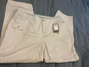 Columbia Omni shade plus outdoor pants women’s 20 W regular beige - Picture 1 of 8