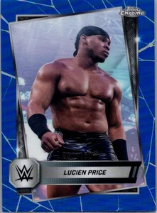 2025 Topps Chrome WWE - Lucien Price #161 | Blue Refractor /150 - Picture 1 of 2