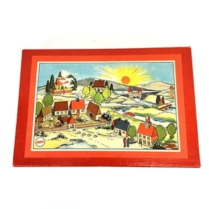 Vintage West German Wooden Village 55 pc. by Juri - Picture 1 of 5