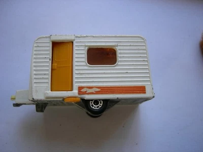 Matchbox 31 Caravan 1977 Superfast Series Lesney Diecast Weiss Orange - Bild 1 von 3